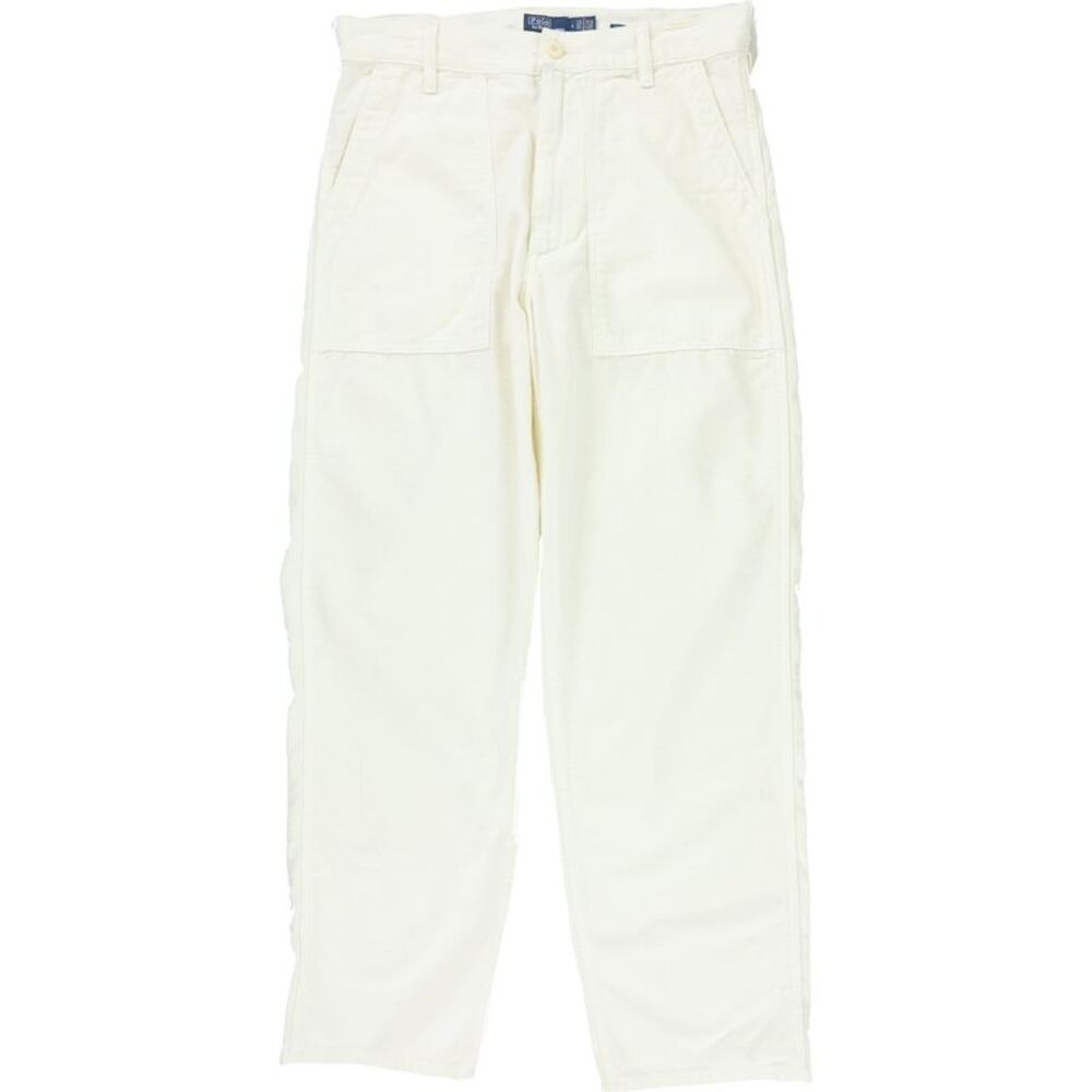 Ralph Lauren Womens Ricky Straight Leg Relaxed Utility Casual Pants, NWT